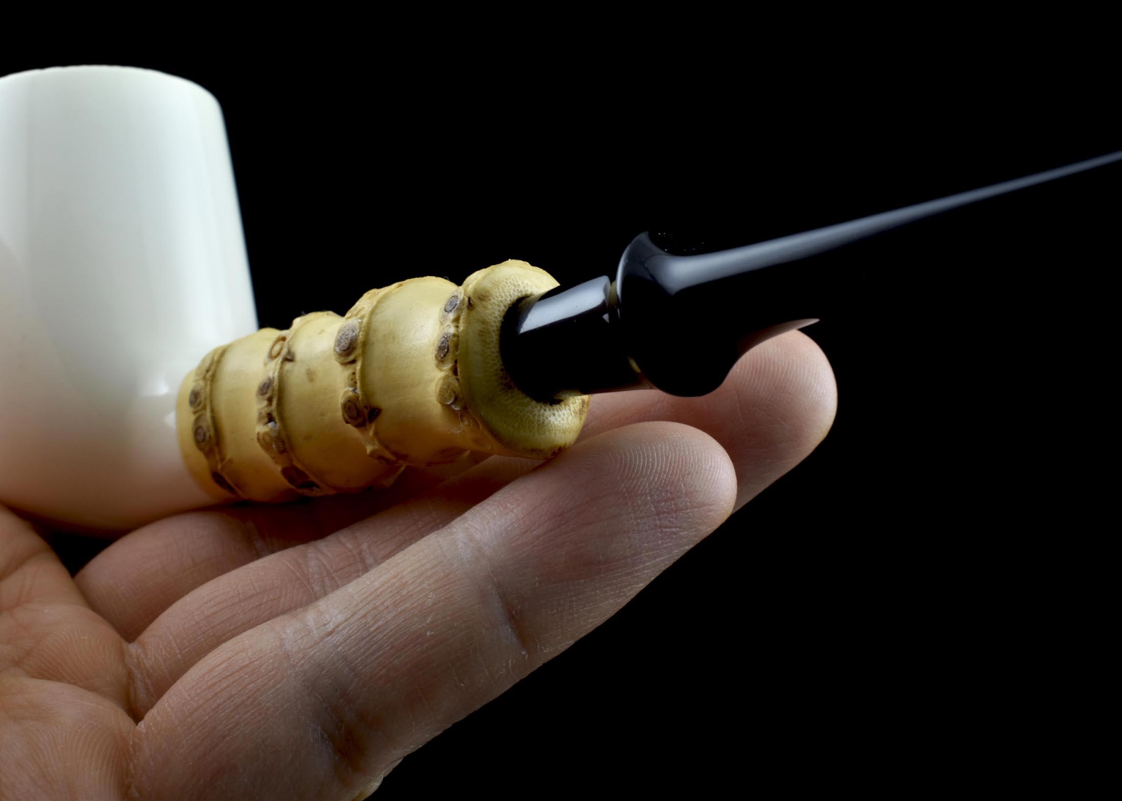 Bamboo Meerschaum Pipe