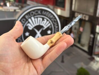 Bamboo Billiard Meerschaum Pipe Translucent A++ 100013