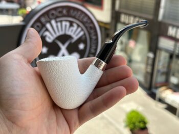 Dublin Meerschaum Pipe with Silver Band 10330